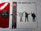 BEATLES HELP JAPAN ORIGINAL 1982  UK CUTTING LIMITED MONO RED COLOR VINYL W/OBI