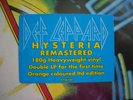 DEF LEPPARD - HYSTERIA - EXCLUSIVE ORANGE VINYL DOUBLE LP - NEW AND SEALED