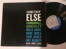 CANNONBALL ADDERLEY - somethin else BLUE NOTE 1595 47 W 63RD DG RVG EAR VG++//NM