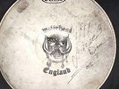 MOTORHEAD,,SIGNED DRUM SKIN,,MICKEY DEE,,2003