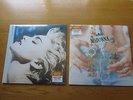 MADONNA - SAINSBURYS LIMITED TRUE BLUE (BLUE VINYL) & LIKE A PRAYER (RED VINYL)