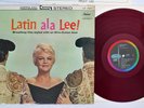 PEGGY LEE LATIN ALA LEE CAPITOL CP-7091 Japan Red Vinyl LP