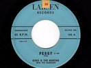 '59 Primitive White DooWop/Teen GINO & BARONS Peggy/Pretty Lu LARSEN VG++ HEAR