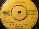 SYNDICATE OF SOUND CHILE ORIGINAL SINGLE 1967 M- ARCHIVE COPY
