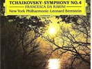 Tschaikowski  Symphonie 4/Francesca da Rimini Bernstein