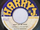MARCIA GRIFFITHS - DON'T LET ME DOWN - HARRY J ( RARE SKINHEAD 7 )