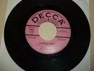 GARAGE PSYCH 45 RPM RECORD - BEAUREGARD AND THE TUFFS - DECCA 31820 - PROMO