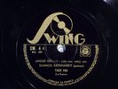 78 RPM -- Andre Ekyan - Django Reinhardt, Swing 4, E+ Jazz
