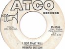 HERMAN HITSON - I GOT THAT WILL - 60'S FUNK PROMO