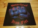 MOTÖRHEAD - IRON FIST LP vinyl records/ Original pressing Bronze Records UK/RARE