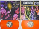 LUNACHICKS DROP DEAD LIVE GO-KART GK 042 US Clear Orange Vinyl Vinyl 2LP