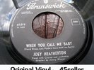 ? JOEY HEATHERTON 'When You Call Me Baby' V RARE LABEL Northern Soul 45 HEAR
