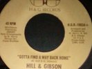 Hill & Gibson Stay With Me Gotta Find A Way 45 RARE Sweet Soul Modern Funk