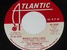 Led Zeppelin Whole Lotta Love Near Mint Atlantic Promo 45 RPM 7-Inch Record