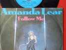 AMANDA LEAR FOLLOW ME/MOTHER LOOK WHAT..1978 BLUE LABEL RARE EXYU 7“ PS
