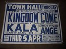 Kingdom Come (Arthur Brown)/Kala/Ange 1973 Torquay Concert Poster