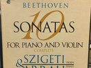BEETHOVEN: 10 SONATAS...FOR PIANO & VIOLIN...SZIGETI...ARRAU...4 LP BOX SET