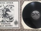 ISD Brutal Attack : Stronger Than Before LP 1986 OG skinhead wp oi punk not kbd