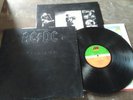 AC/DC Back In Black Embossed cover  A1/B1 UK + Inner Ex/Ex