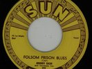 RARE-ROCKABILLY-SUN RECORDS 232-JOHNNY CASH-FOLSOM PRISON BLUES-45-VERY NICE