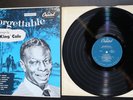 NAT KING COLE UNFORGETTABLE LP CAPITOL VG+/EXCELLENT 1st press HI-FI