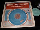 STEREO REVIEW  STEREO TEST RECORD  Lp VINYL USA  Pressing  SRT 14-A (BOOKLET)
