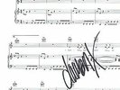 Damon Albarn Gorillaz Hand Signed Autographed Sheet Music - El Manana