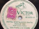 ELVIS PRESLEY CHILE ORIGINAL ACETATE 78 RPM HEARTBREAK HOTEL 1956 TOP CONDITION