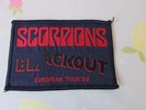 Original SCORPIONS Blackout 1982 European Tour Sew on Badge / Patch