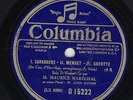 Maurice Marechal / Jean Doyen: Caix d'Hervelois, C.P.E. Bach   Columbia 78 rpm