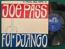JOE PASS For Django LP PACIFIC JAZZ Stereo NM-
