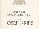 Concert Programme 1964 Fritz Wunderlich Dietrich Fischer-Dieskau Mahler Vienna