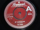 THE WHO - MY GENERATION / SHOUT AND SHIMMY - DEMO- EXCELLENT