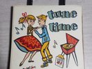 Vintage Tune Time Bobbi Sox 45 Record Holder With SIX Beatles Records