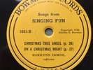Marilynn HORNE: Bowmar Yellow label #1651 Christmas/Winter songs