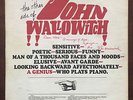 This is the other side of John Wallowitch autographed LP, rare Warhol cover
