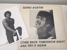 Rare Soul Funk Boogie Geno Austin Come Back Tomorrow Lp Record Jasmine Records