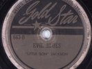 Blues 78 LITTLE SON JACKSON Evil Blues GOLD STAR 663 HEAR