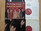 3x LP von ROLLING STONES (Around and around, Out of our heads) weinrotes DECCA