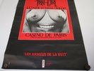 grand poster Taxi Girl concert Casino de Paris, années 80