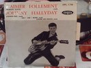 JOHNNY HALLYDAY 1ER EP T'AIMER FOLLEMENT AVEC LANGUETTE