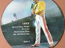 QUEEN - FREDDIE MERCURY - RARE UNOFFICIAL VINYL PICTURE DISC LP 1973 / 1977