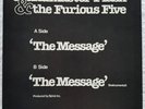 GRANDMASTER FLASH AND THE FURIOUS FIVE THE MESSAGE RARE UK FULL LYRIC P/S 12
