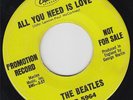 THE BEATLES - ALL YOU NEED IS LOVE (CAPITOL 5964) GREEN DJ PROMO  KILLER