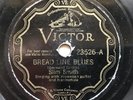 Victor 23526 Slim Smith 78 RPM Record, Bread Line Blues, Otto Wood, RARE