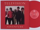 TELEVISION Adventure ELEKTRA LP VG++/NM uk red vinyl