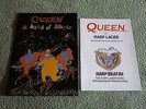 QUEEN A kind of magic 1986 TOUR PROGRAMME + HARP/QUEEN Promo insert