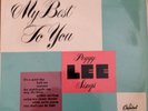 Capitol LC 6817 Peggy Lee My Best To You 10? LP