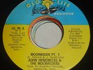 JOHN HENDRICKS & THE MOONRIDERS Moonrider 45 GLOLITE Memphis weird psych hear