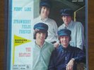 The Beatles Penny Lane Strawberry Fields Forever Italy 1st print with caps EX